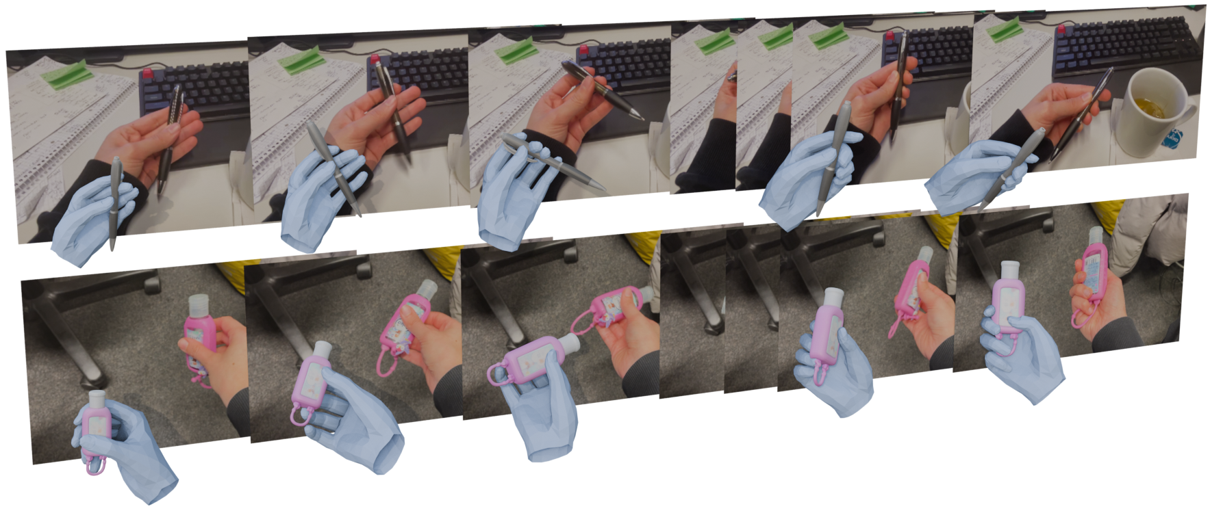 Grasp in Gaussians teaser image