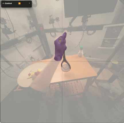Grasp in Gaussians teaser animation
